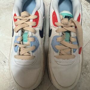 Nike air Kids' White and Red Sneakers